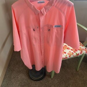 Columbia Coral Button-Up Shirt